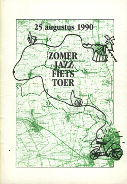 Poster ZomerJazzFietstour 1990