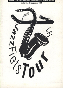 Poster ZomerJazzFietstour 1991