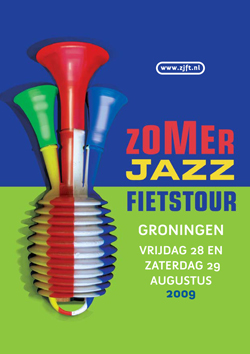 Poster ZomerJazzFietstour 2009