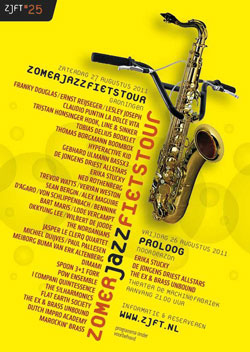 Poster ZomerJazzFietstour 2011