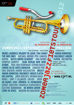 Poster ZomerJazzFietstour 2012