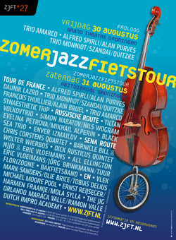 Poster ZomerJazzFietstour 2013