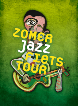 Poster ZomerJazzFietstour 2014