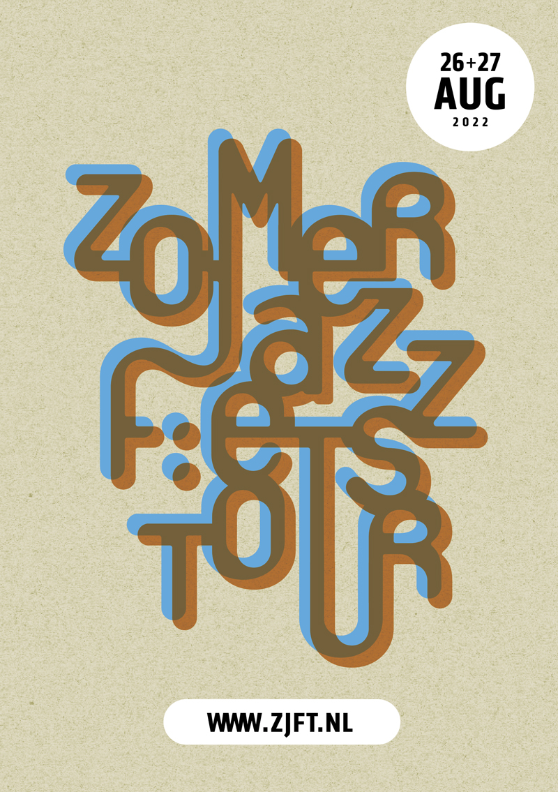 Poster ZomerJazzFietstour 2022